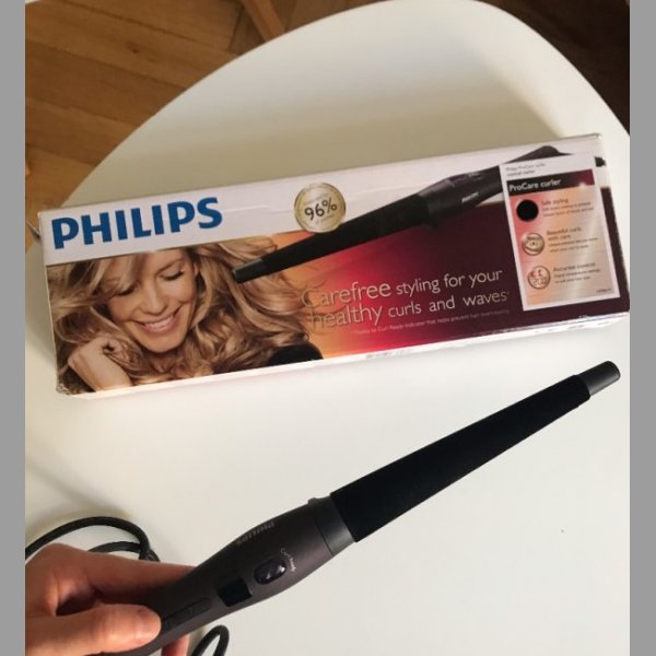 Philips žehlička na vlasy Pro Care se sametovým povrchem