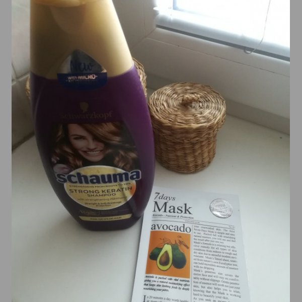 Šampon s keratinem Schauma a nová avokádová maska