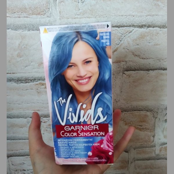 Barva na vlasy - modrá